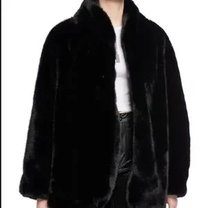 iamgia fur jacket値下げ不可 I.AM.GIA Zelda Faux Leather Faux Fur Trim Jacket | Urban